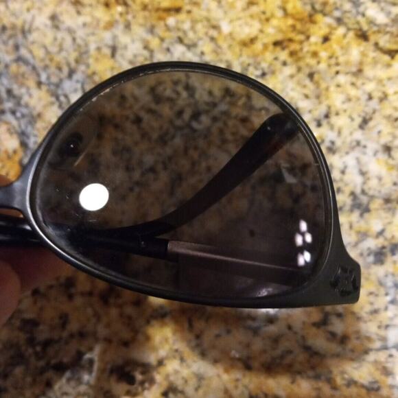 Versace Cat Eye Black Gold Polarized 2168 1377-T3 57-16-140 3P Sunglasses - Picture 12 of 13